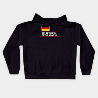 Germany Epcot World Showcase Walt Disney World Coordinates Kids Hoodie